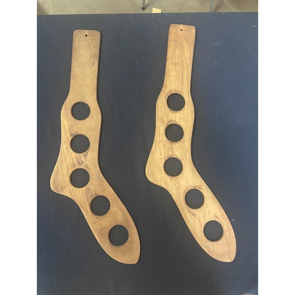 Vintage Stocking Stretchers 25" Long 2" Holes 5 Holes Total